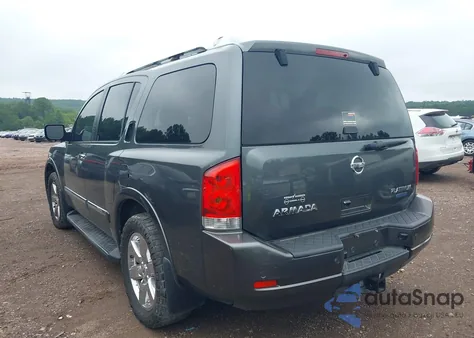 2010 Nissan Armada Platinum z USA, uszkodzony, nr VIN 5N1BA0NF5AN618241